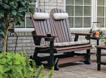 Island Poly Comfo-Back Double Glider
