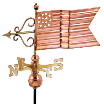 Full Size American Flag Weathervane