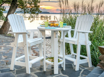 Leisure Round Bar Table & Balcony Chair Set Sale CT, MA & RI