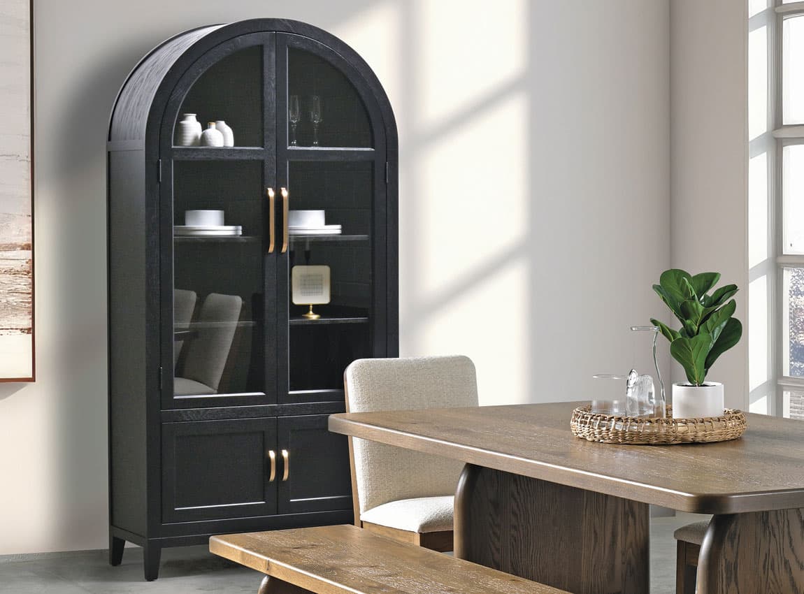 Dunmore Display Cabinet with Doors - Image 4