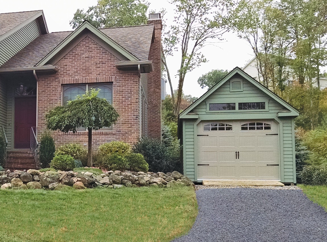 Manor Cape One-Car Garage (Vinyl) - Image 2