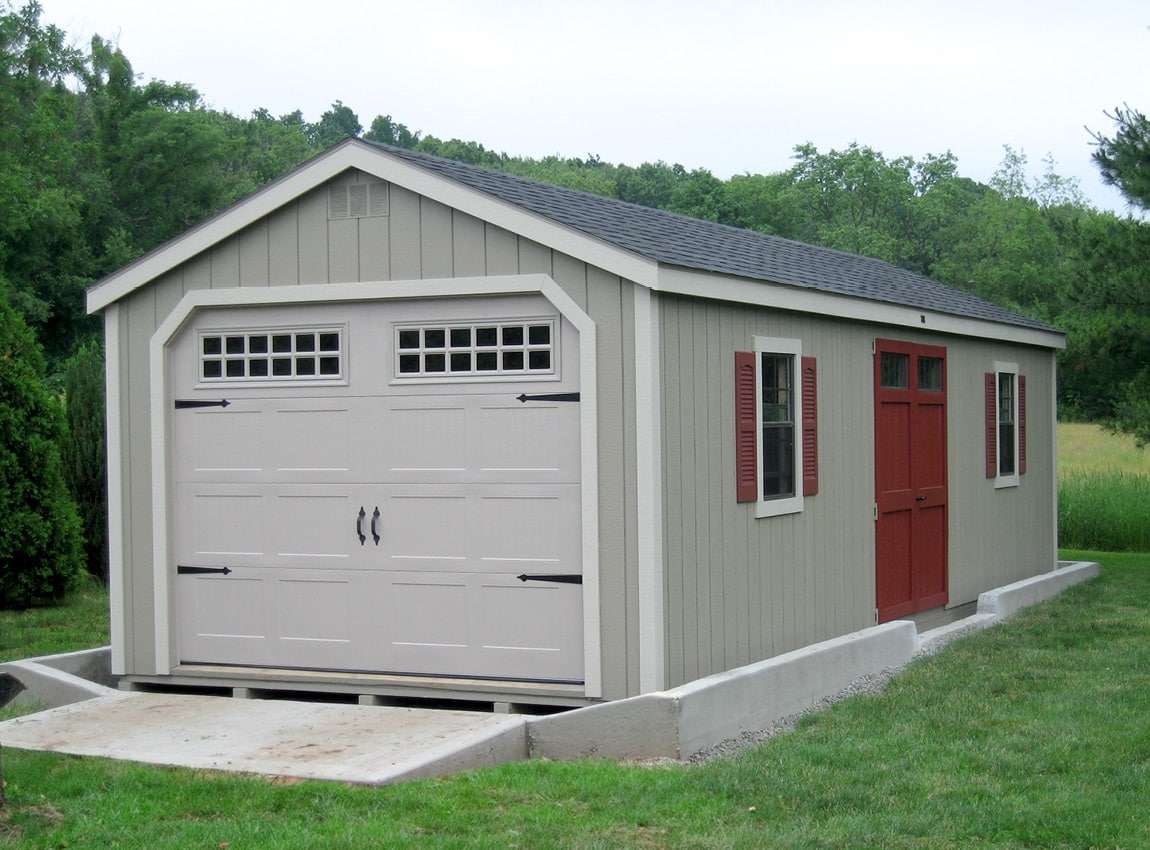 New England Cottage One-Car Garage (T1-11) Sale CT, MA & RI | Buy