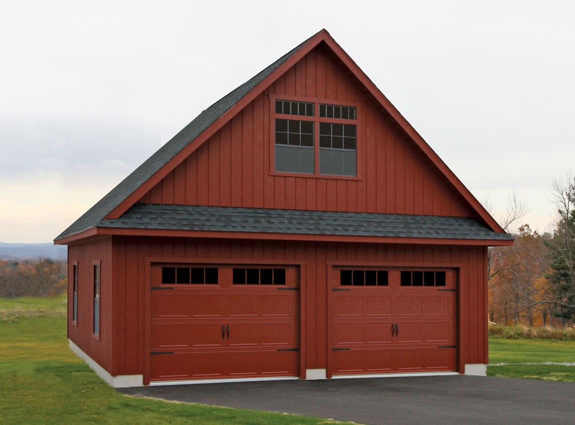 Concord Cape Two-Car Garage (T1-11) Sale CT, MA & RI | Buy Concord