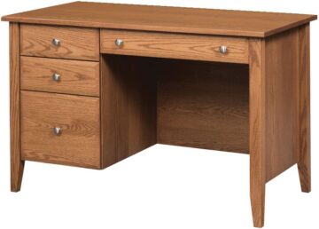 Brown Stone Shaker Kneehole Desk