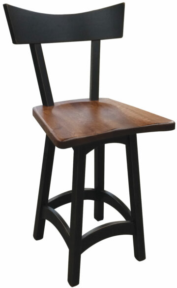 Whiskey Barrel 24" Bar Chair