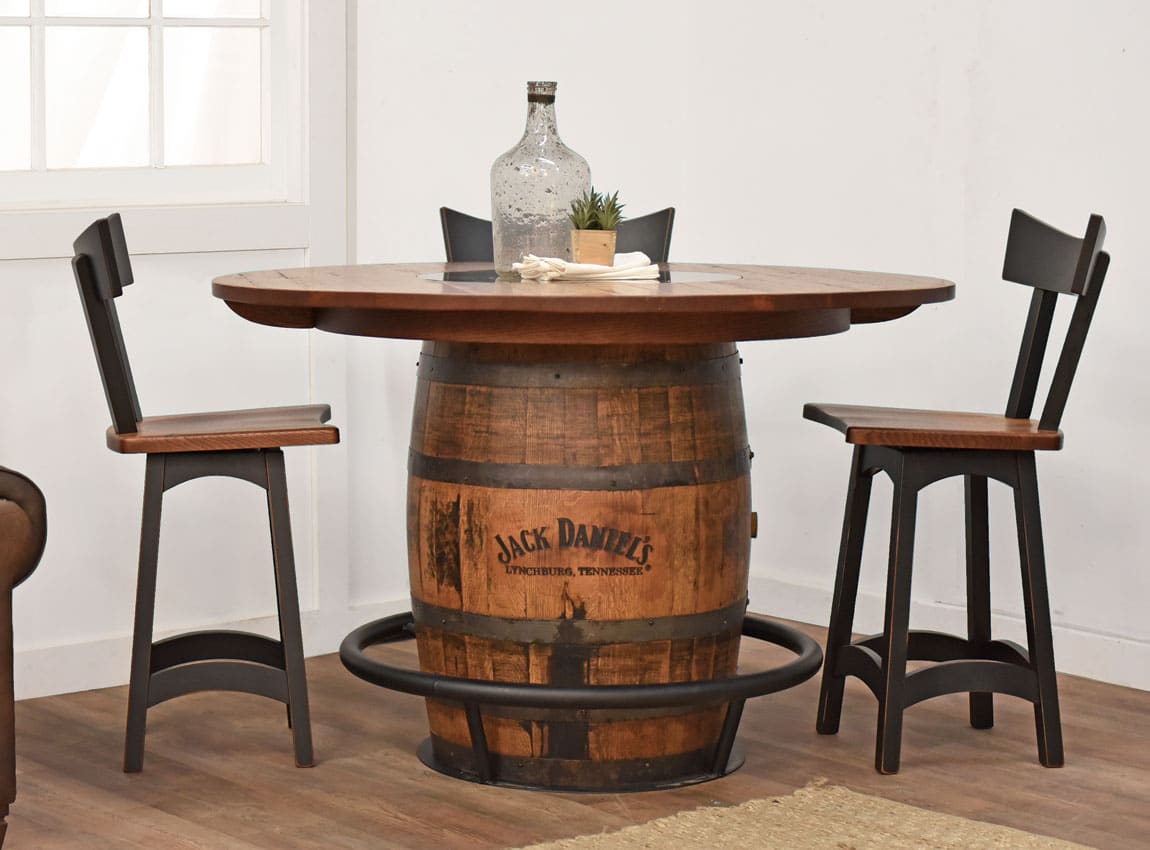 Kloter Farms Whiskey Barrel Pub Table and Stool
