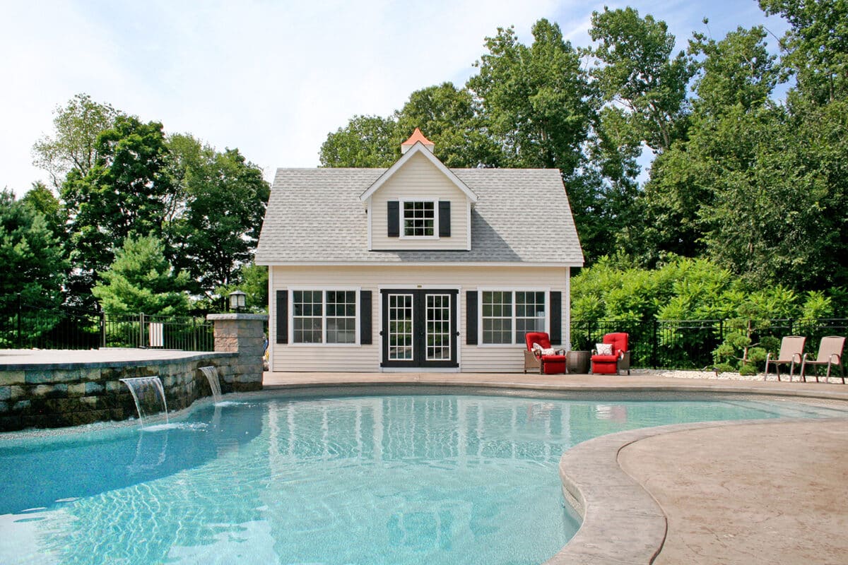 18x24 Vinyl Elite Pool House in Ellington, CT