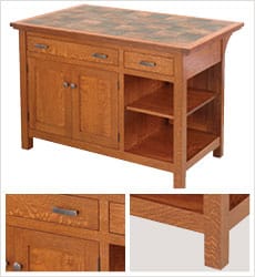 Brookline Island Base by Kloter Farms (top to be determined separately)