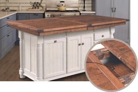 Circular Sawn Island Top