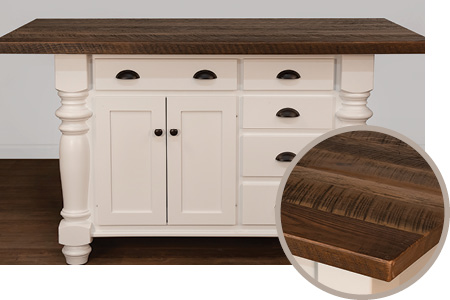 Barn Board Island Top