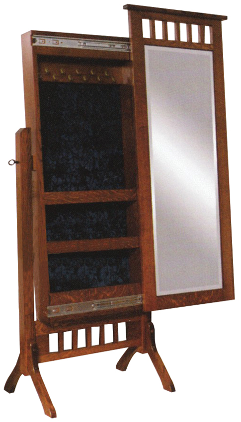 Kloter Farms Mission Jewelry Cheval Mirror - Thumbnail 2