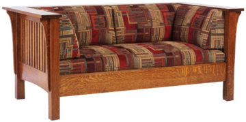 Mission Slat Loveseat